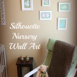silhouette nursery wall art