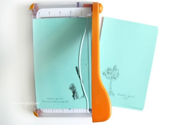 Notepad Craft Make a Custom DIY Notepad Using Kids Artwork - The Crazy Craft Lady
