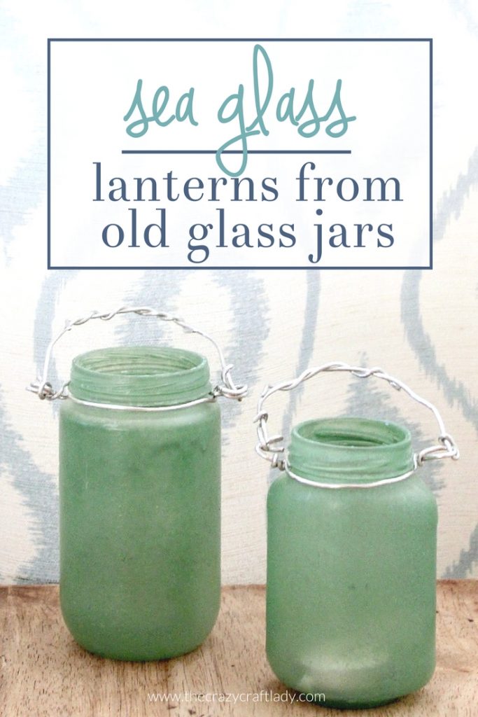Sea Glass Crafts and DIY Decor Ideas - The Crazy Craft Lady