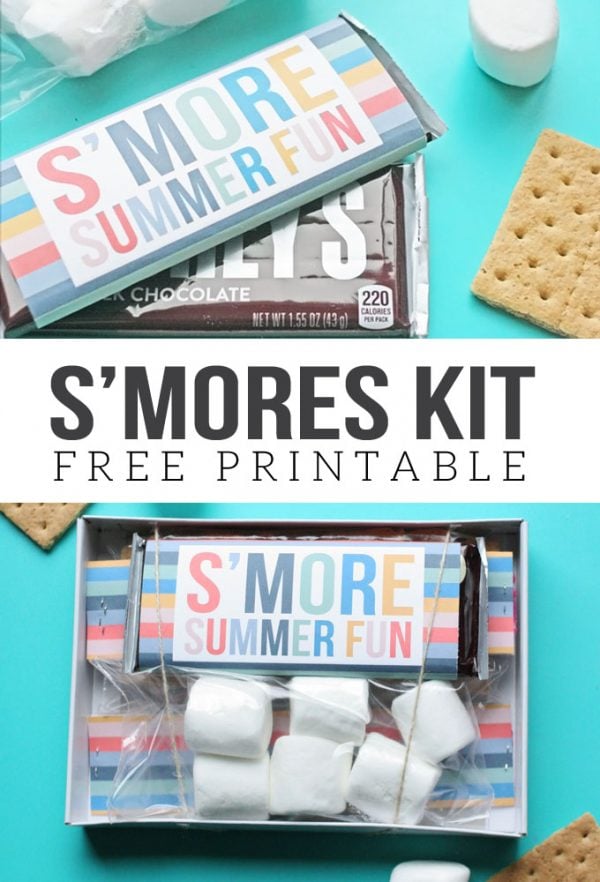 Easy Smores Kit with Free Printables - The Crazy Craft Lady