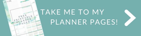 Planner Printables - The Crazy Craft Lady