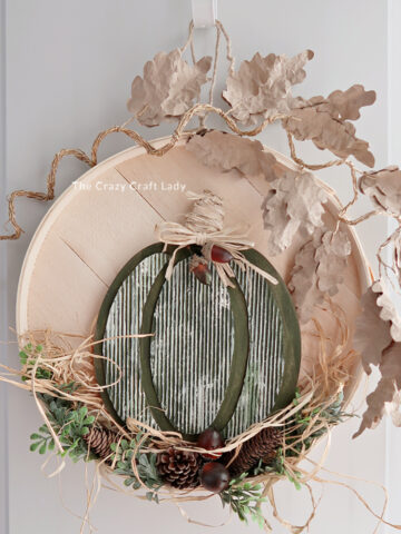 Fall Upcycled Crafts - The Crazy Craft Lady