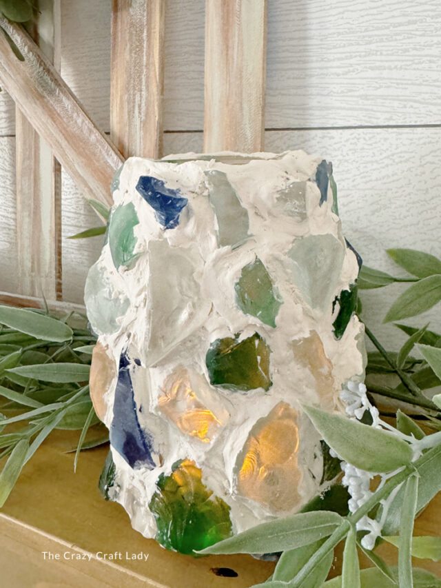 Sea Glass Crafts and DIY Decor Ideas - The Crazy Craft Lady