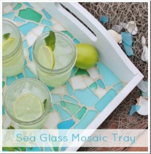 Sea Glass Crafts and DIY Decor Ideas - The Crazy Craft Lady