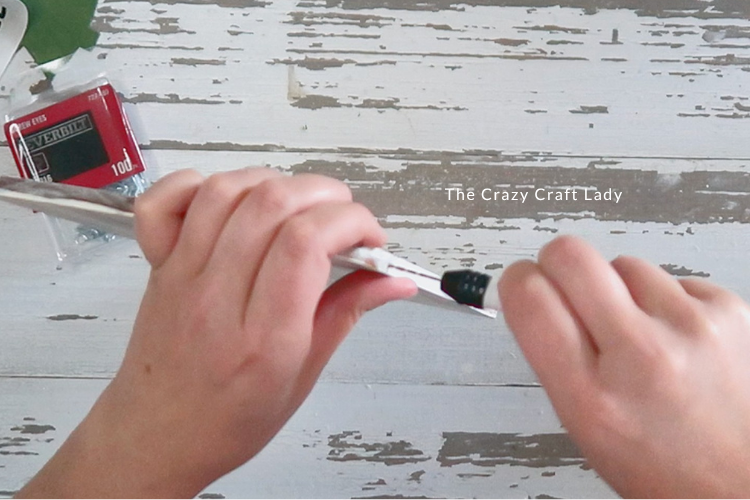 drill pilot hole and add screw eye