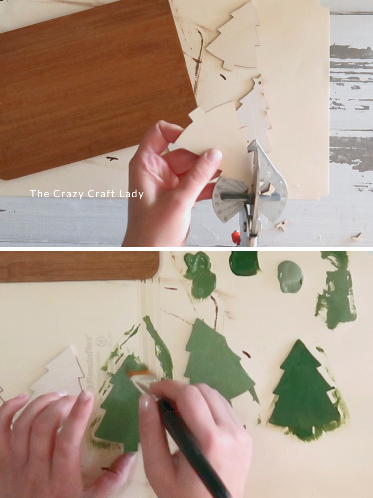 trim star off and paint trees