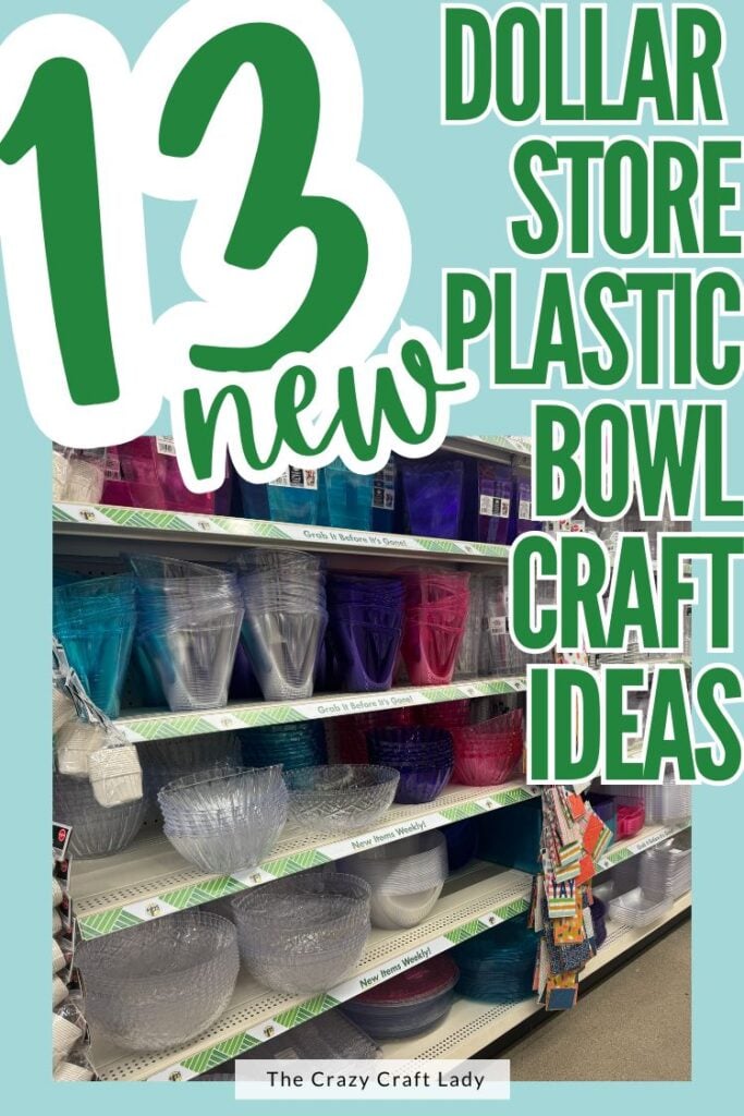 Dollar Store Plastic Bowl Craft Ideas