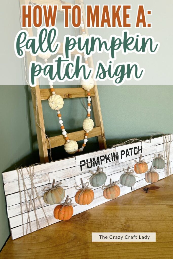 How to Make a Fall Pumpkin Patch Sign