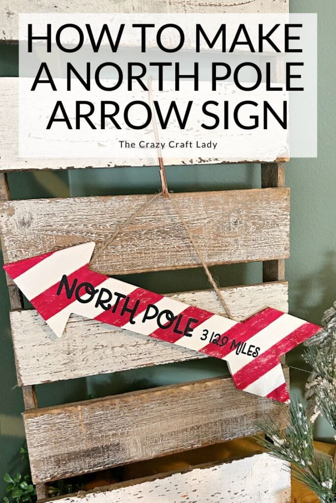 How to make a North Pole arrow sign