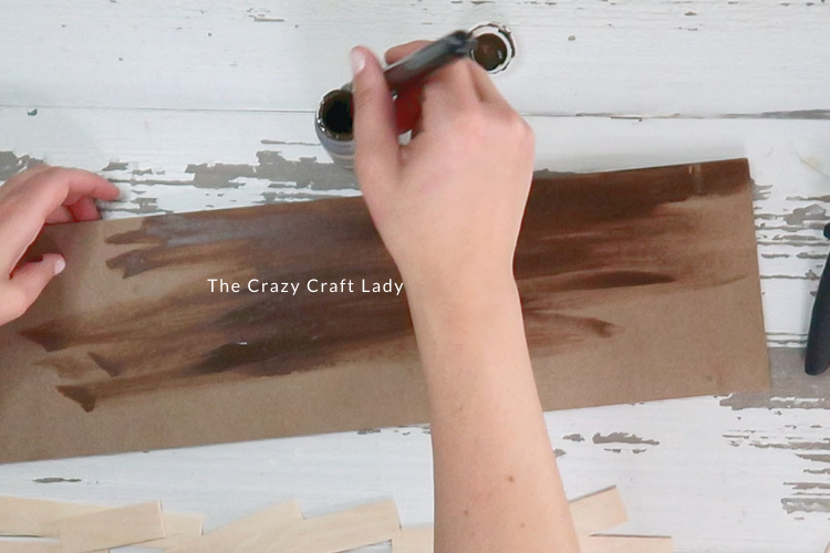 paint sign brown