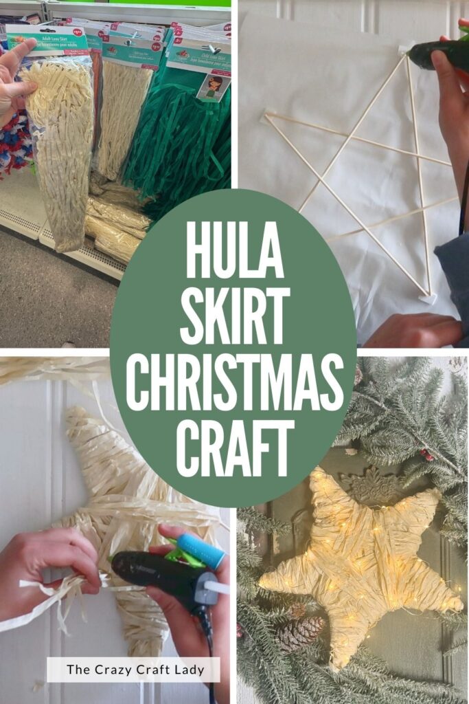 Hula Skirt Christmas Craft