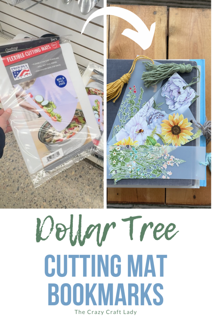 Dollar Tree Cutting Mat Bookmarks