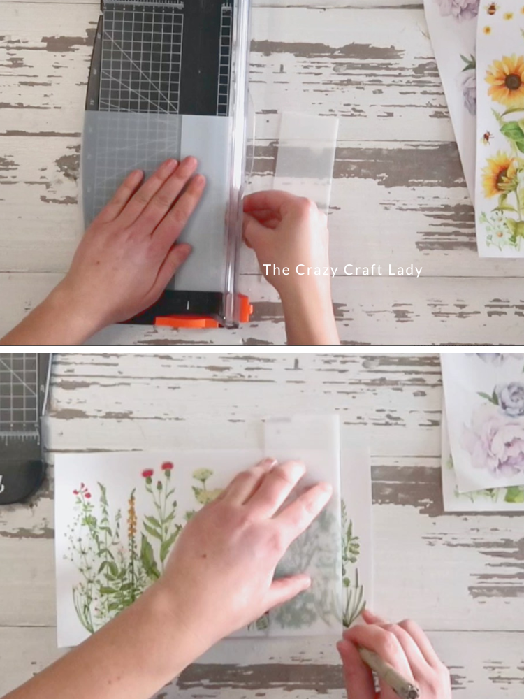 trim cutting mat and decal to same size