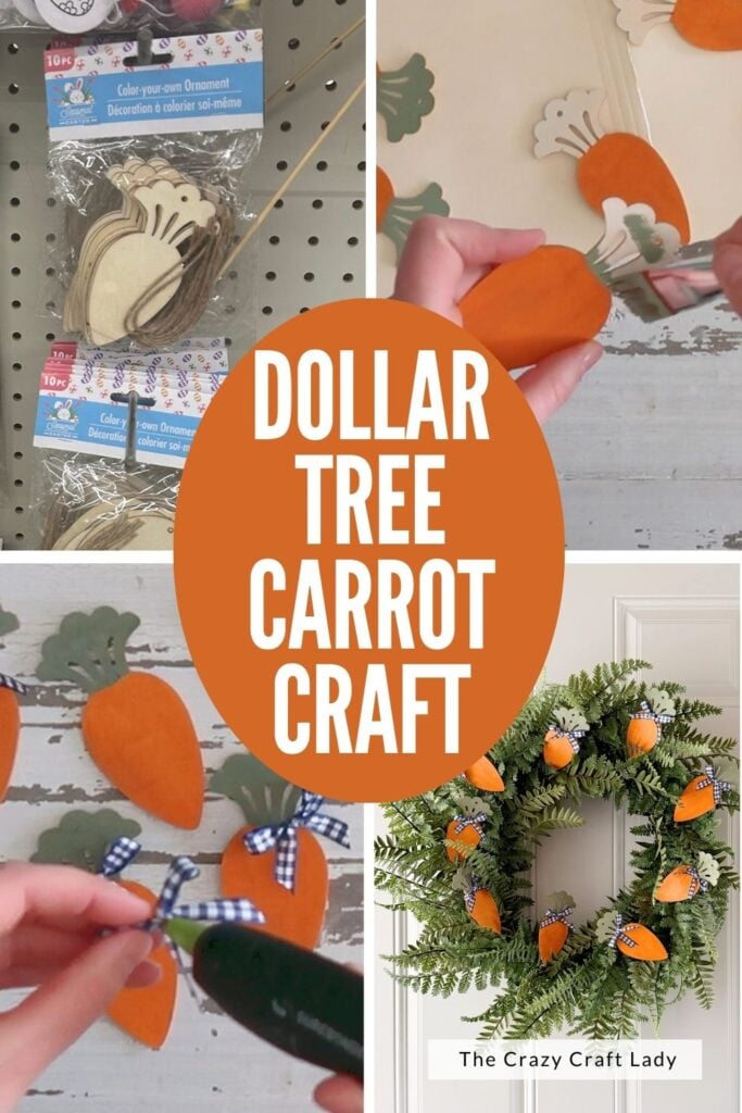 Dollar Tree Carrot Craft