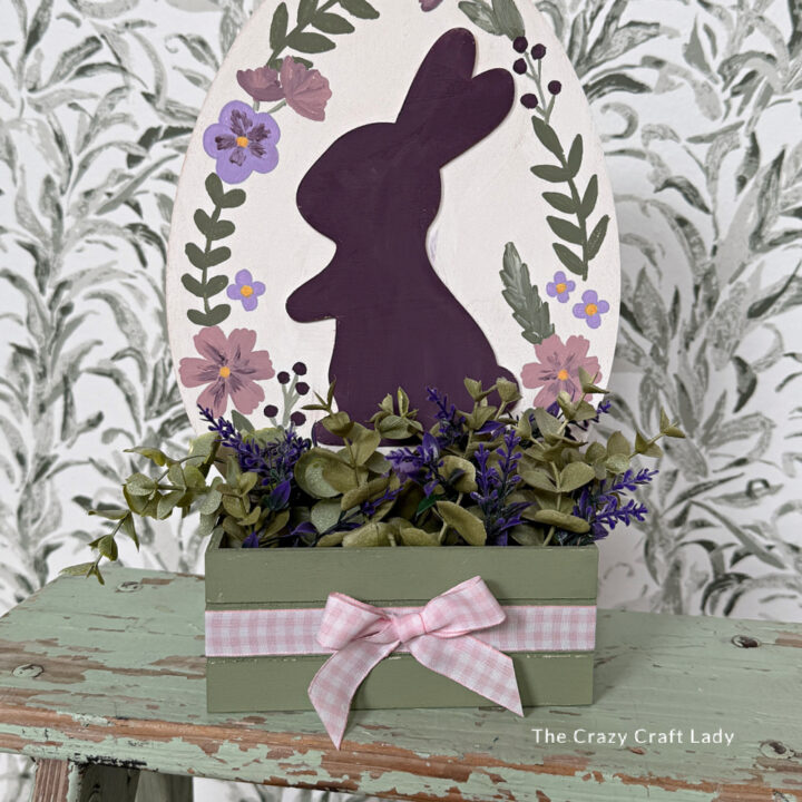 Dollar Tree Mini Wood Crate Easter Decor