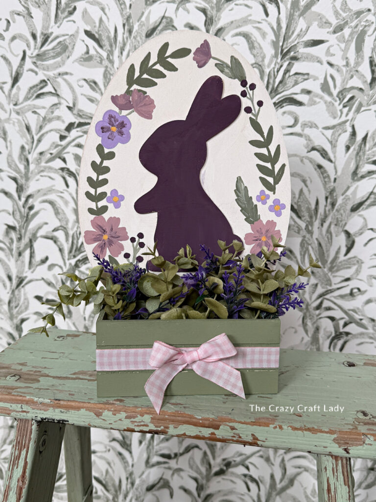 Dollar Tree Mini Wood Crate Easter Decor