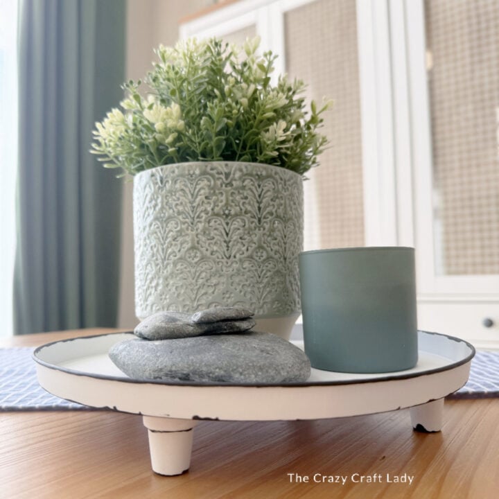 Faux Enamelware Decorative Tray Craft