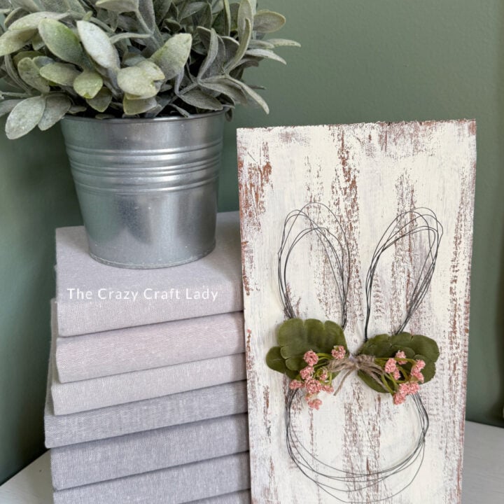 Scrap Wood and Wire Bunny