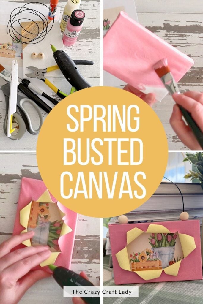 Spring Busted Canvas