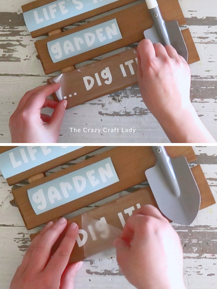 add vinyl letters to sign