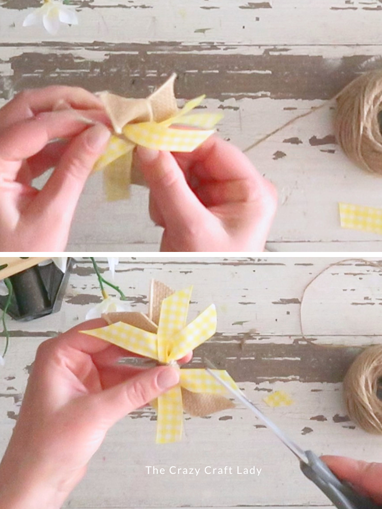 tie a scrappy ribbon bow