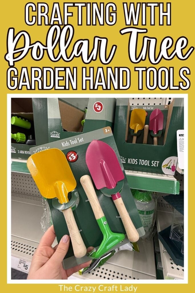 Craft with Dollar Tree Garden Hand Tools