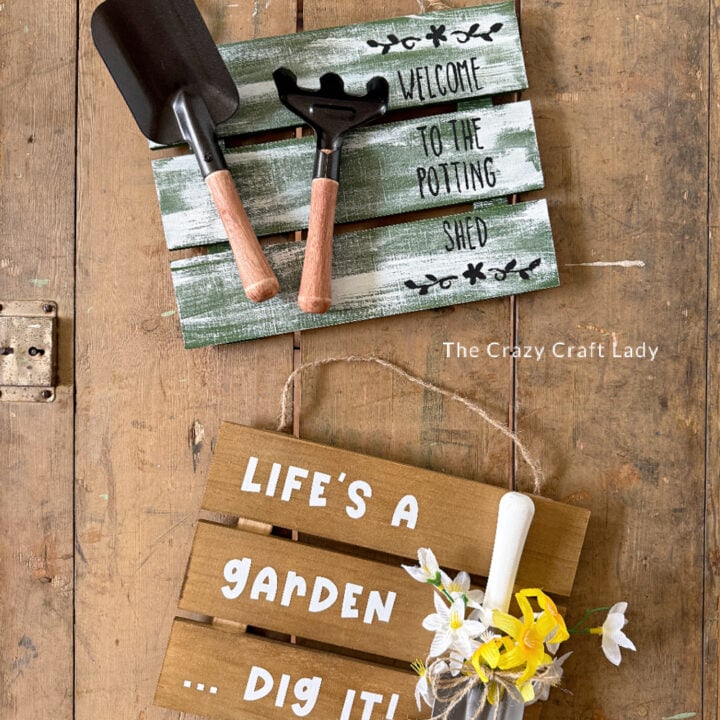 DIY Garden Signs with Hand Tools