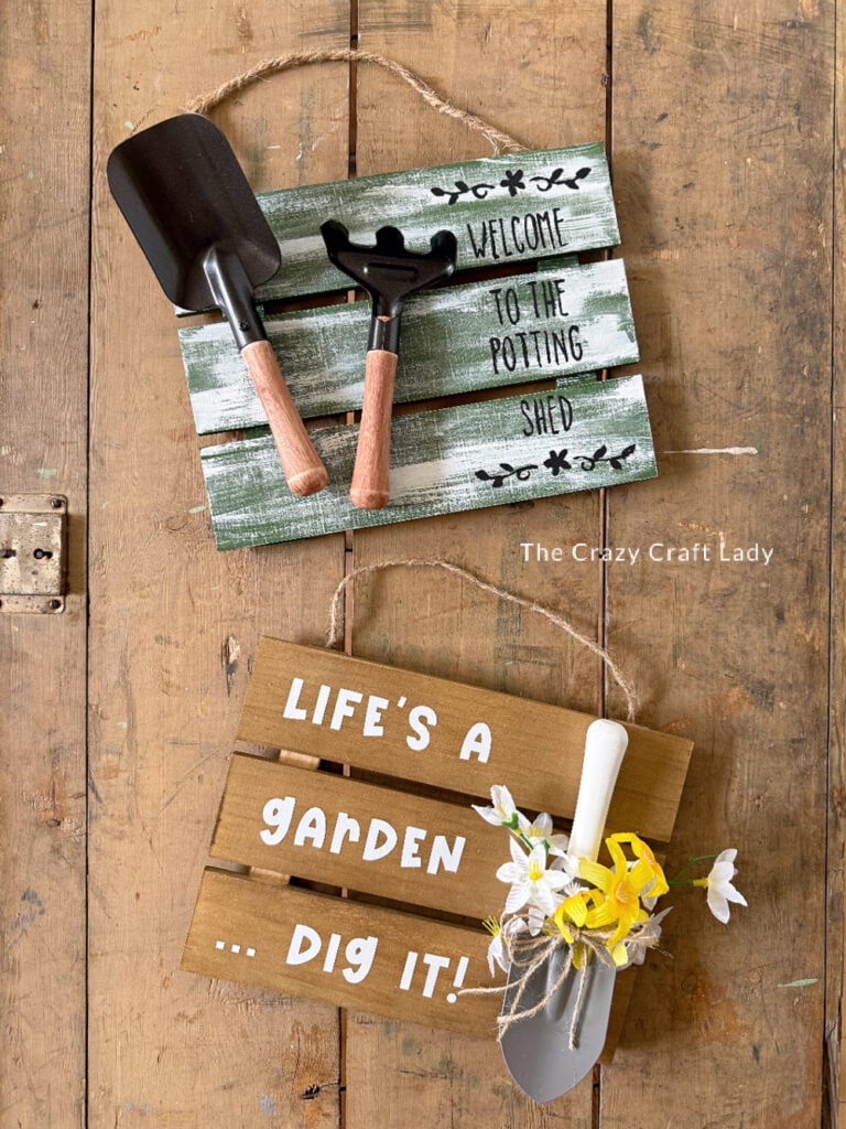 DIY Garden Signs with Hand Tools