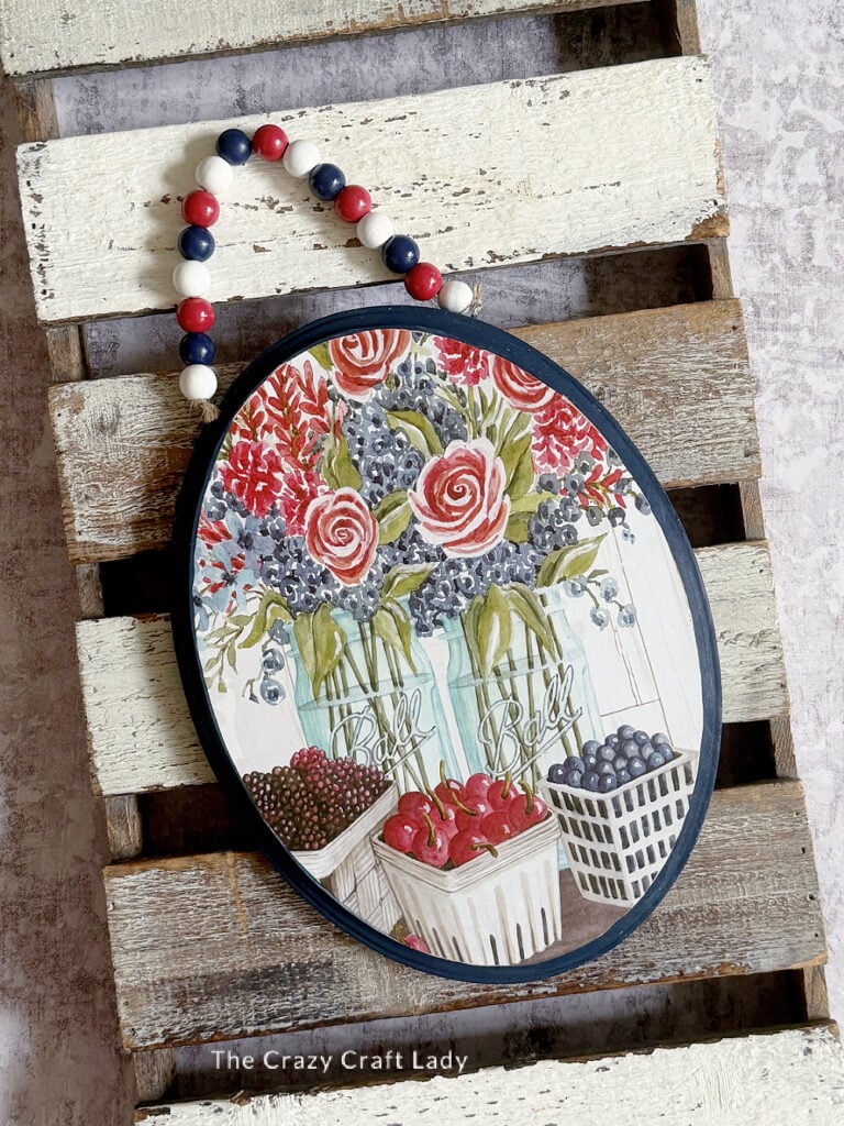 DIY Patriotic Door Hanger