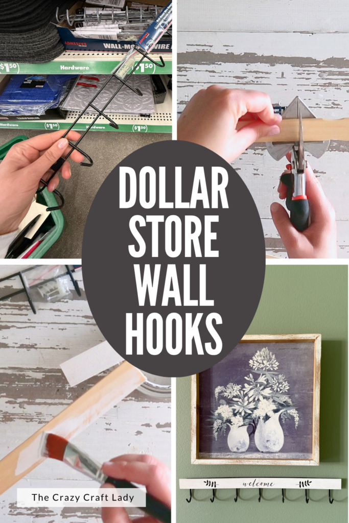 Dollar Store Wall Hooks