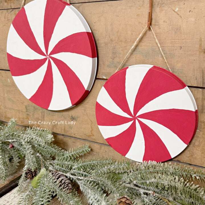 Peppermint Burner Cover Ornaments