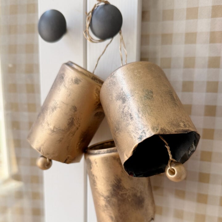 Upcycled Mini Soda Can Christmas Bell Ornaments