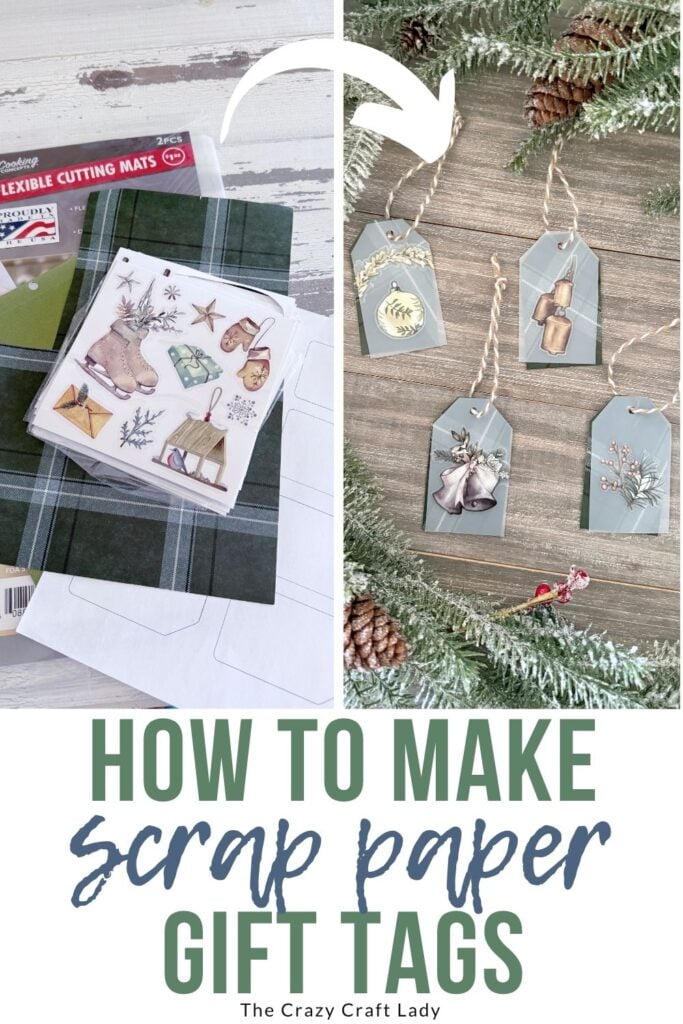 how to make scrap paper gift tags