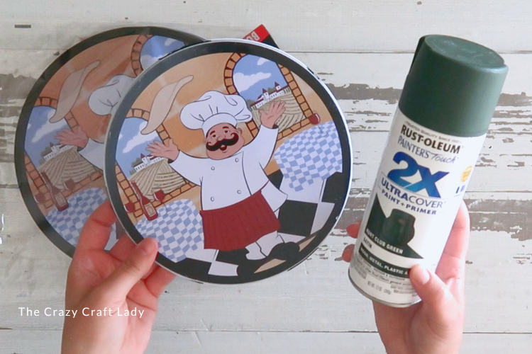 spray paint burner cover green