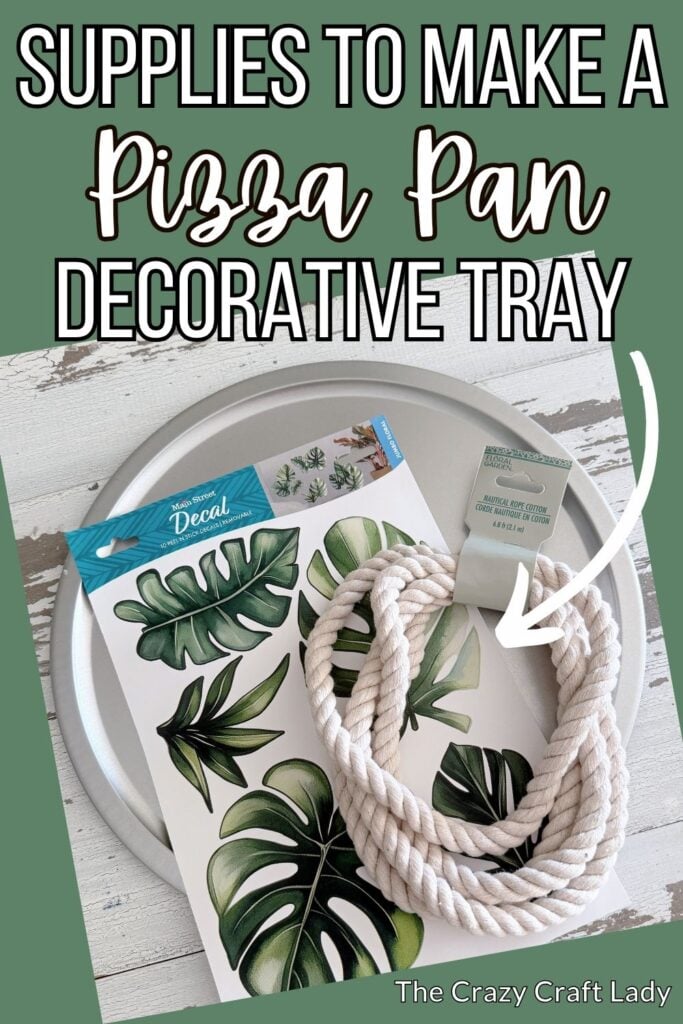 Benodigdheden voor het maken van een decoratieve bakplaat voor een pizzapan