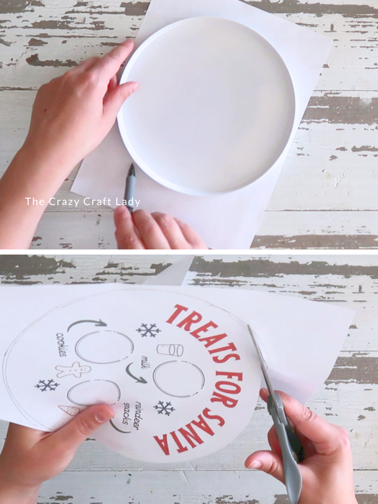 trace printable onto burner cover and cut out