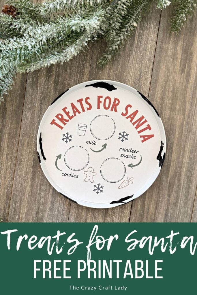 treats for Santa free printable