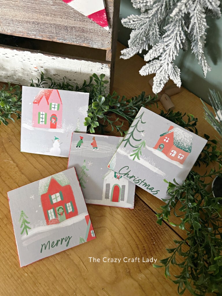 Christmas coasters craft