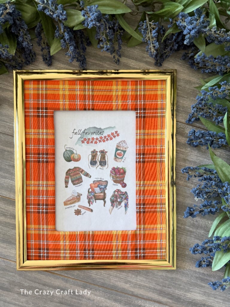 DIY Fall Fabric Photo Mat