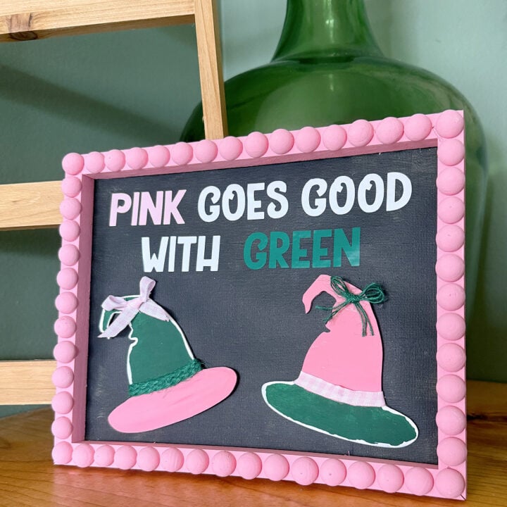 DIY Wicked-Inspired Reverse Canvas Sign