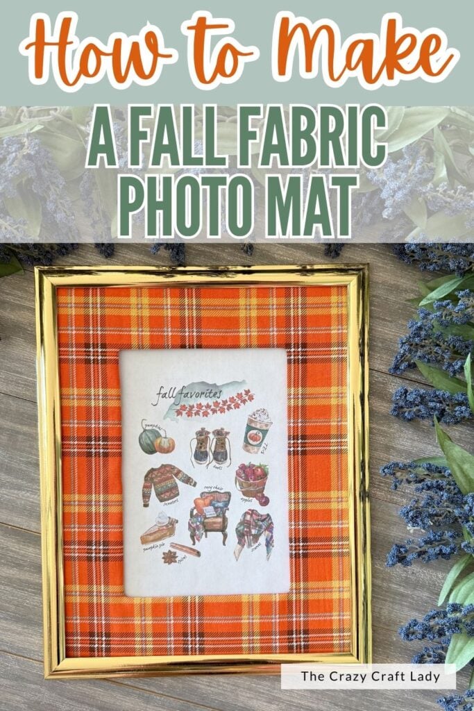 How to Make a Fall Fabric Photo Mat