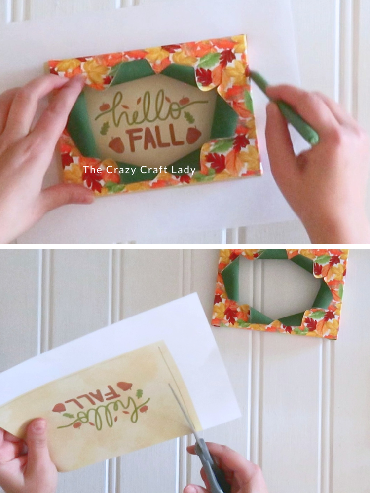 trace and cut printable to match canvas sign