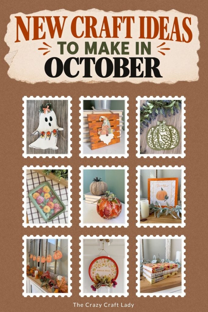9 NEW Craft Ideas to Make in October