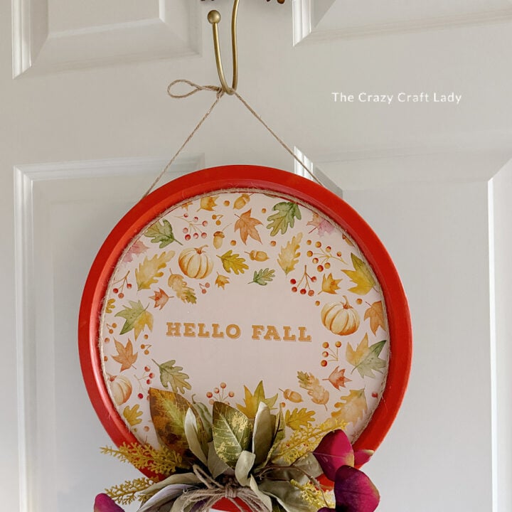 Hello Fall Door Hanger Craft