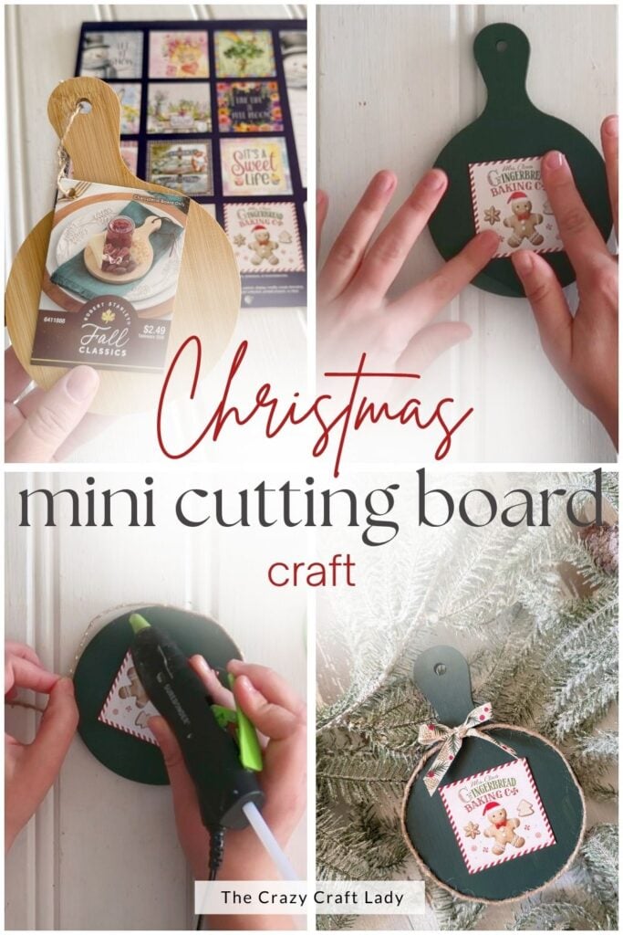 Christmas Mini Cutting Board Craft