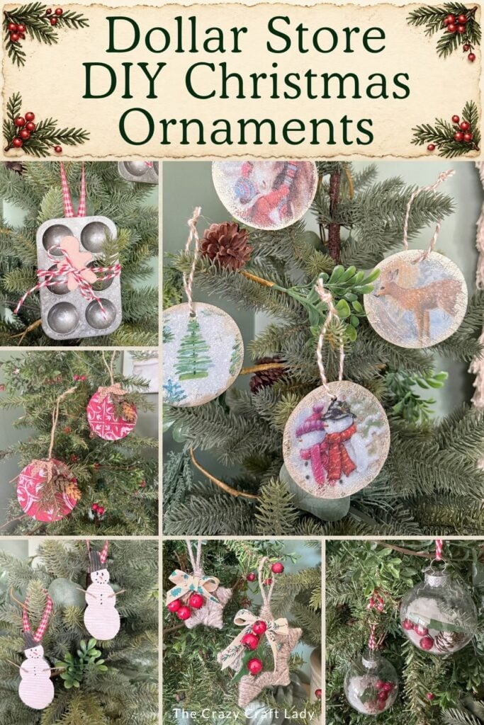 Dollar Store DIY Christmas Ornaments