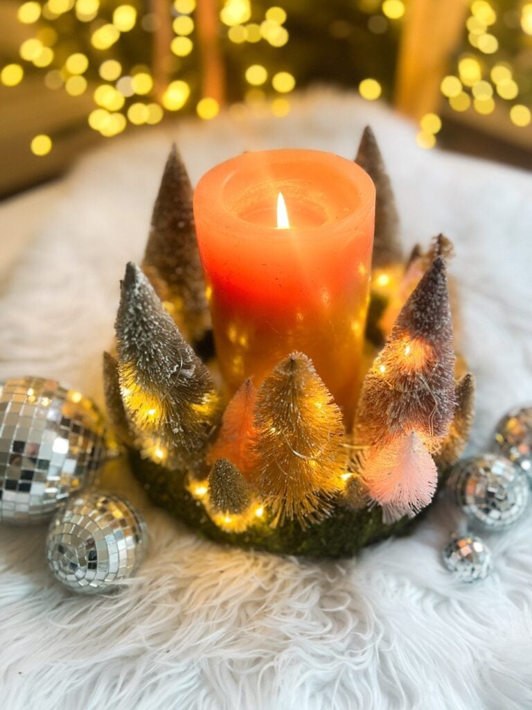 Terrain-Inspired Moss Wreath Centerpiece