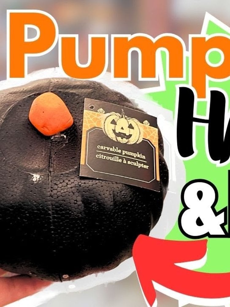 Dollar Tree foam pumpkin hacks
